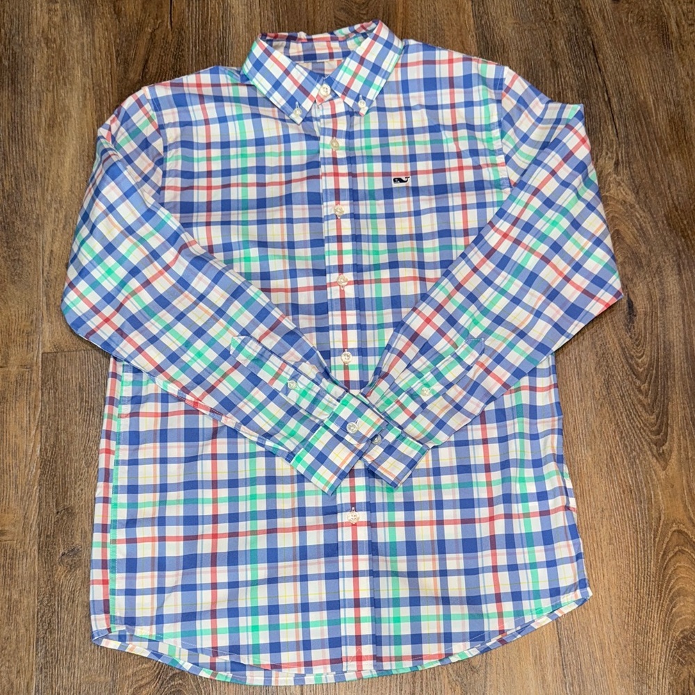 Vineyard Vines Boys Plaid Shirt
